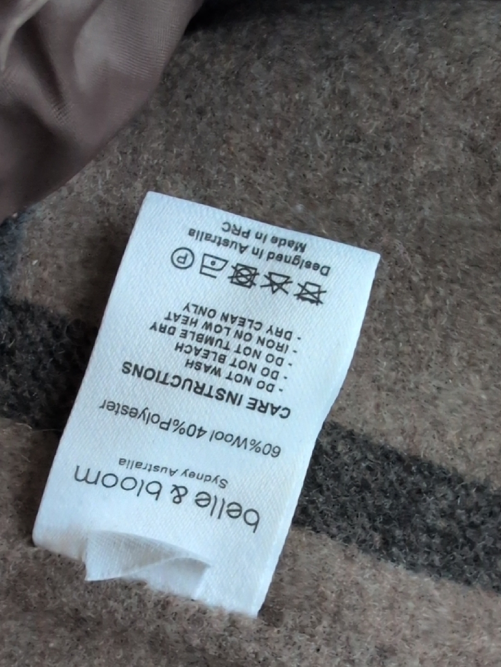Belle & Bloom Rivers Edge Wool Blend Shirt Jacket - Picture 9 of 9